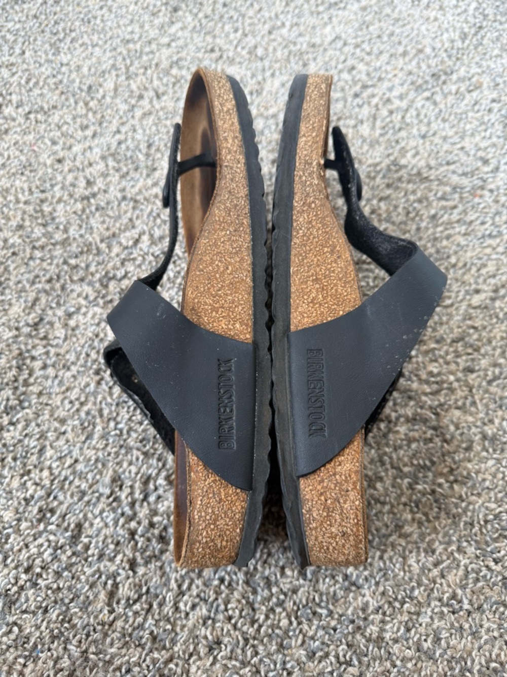 Birkenstock Black Thong Sandals - Picture 3 of 5